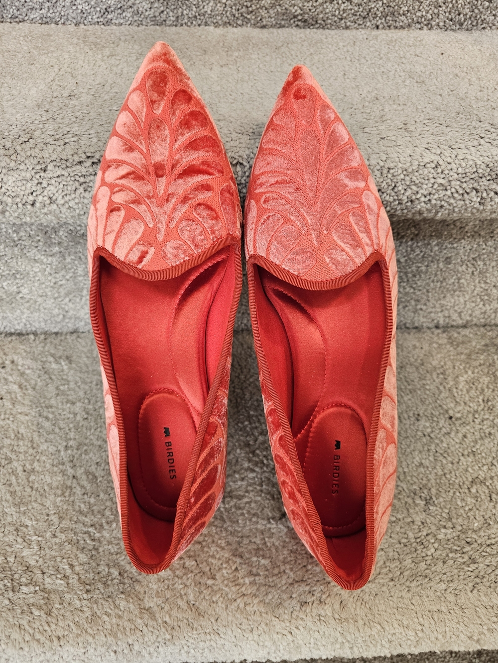 Birdies Starfinch 15 Shoes In Flame Velvet Size 11